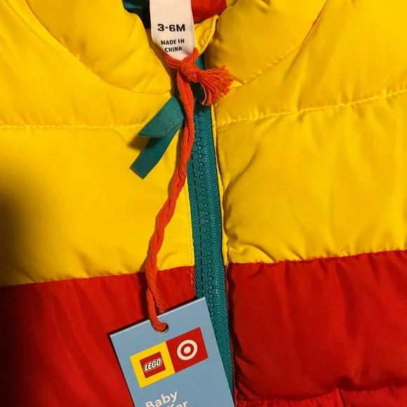BABY PUFFER JACKET lego collection x target 3-6 months & 12 months coat NEW